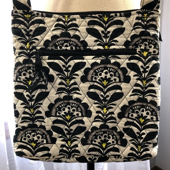 Vera Bradley Crossbody bag black/white/yellow - Picture 5 of 9
